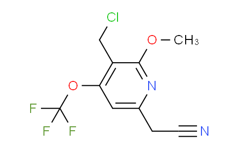 AM225268 | 1805996-59-1 | 3-(Chloromethyl)-2-methoxy-4-(trifluoromethoxy)pyridine-6-acetonitrile
