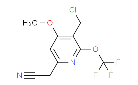AM225269 | 1806185-17-0 | 3-(Chloromethyl)-4-methoxy-2-(trifluoromethoxy)pyridine-6-acetonitrile
