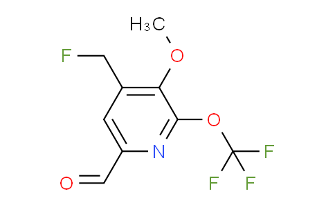 4-(Fluoromethyl)-3-methoxy-2-(trifluoromethoxy)pyridine-6-carboxaldehyde