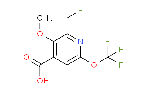 2-(Fluoromethyl)-3-methoxy-6-(trifluoromethoxy)pyridine-4-carboxylic acid