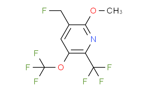 3-(Fluoromethyl)-2-methoxy-5-(trifluoromethoxy)-6-(trifluoromethyl)pyridine