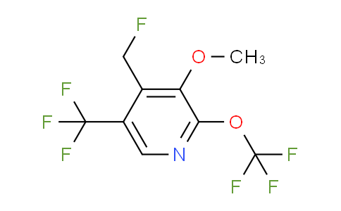 4-(Fluoromethyl)-3-methoxy-2-(trifluoromethoxy)-5-(trifluoromethyl)pyridine