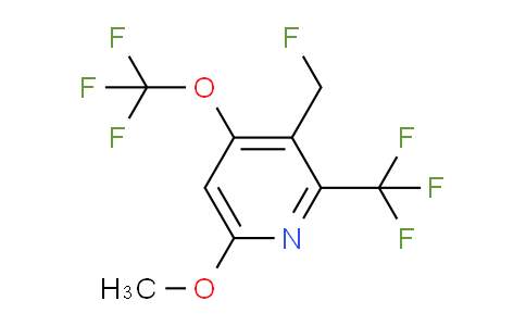 3-(Fluoromethyl)-6-methoxy-4-(trifluoromethoxy)-2-(trifluoromethyl)pyridine