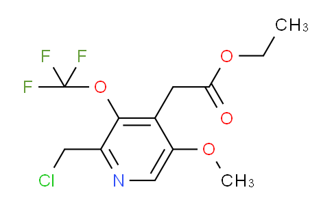 AM225287 | 1806188-23-7 | Ethyl 2-(chloromethyl)-5-methoxy-3-(trifluoromethoxy)pyridine-4-acetate