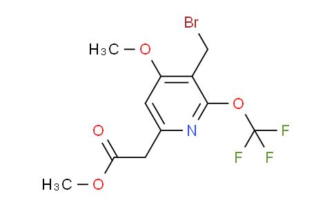 AM225315 | 1806764-02-2 | Methyl 3-(bromomethyl)-4-methoxy-2-(trifluoromethoxy)pyridine-6-acetate