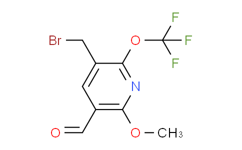 3-(Bromomethyl)-6-methoxy-2-(trifluoromethoxy)pyridine-5-carboxaldehyde