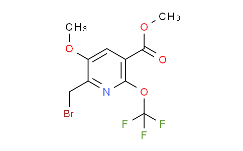 Methyl 2-(bromomethyl)-3-methoxy-6-(trifluoromethoxy)pyridine-5-carboxylate