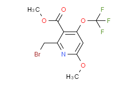 Methyl 2-(bromomethyl)-6-methoxy-4-(trifluoromethoxy)pyridine-3-carboxylate