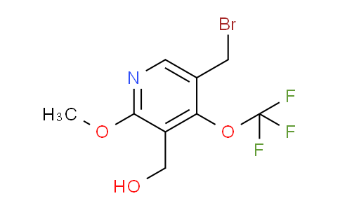5-(Bromomethyl)-2-methoxy-4-(trifluoromethoxy)pyridine-3-methanol
