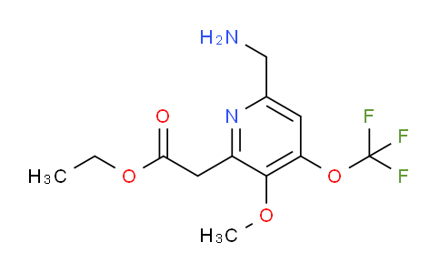AM225339 | 1805147-76-5 | Ethyl 6-(aminomethyl)-3-methoxy-4-(trifluoromethoxy)pyridine-2-acetate