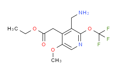 AM225341 | 1804352-19-9 | Ethyl 3-(aminomethyl)-5-methoxy-2-(trifluoromethoxy)pyridine-4-acetate