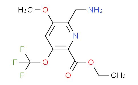 AM225347 | 1804918-44-2 | Ethyl 2-(aminomethyl)-3-methoxy-5-(trifluoromethoxy)pyridine-6-carboxylate
