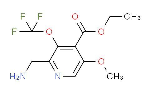AM225348 | 1804919-22-9 | Ethyl 2-(aminomethyl)-5-methoxy-3-(trifluoromethoxy)pyridine-4-carboxylate