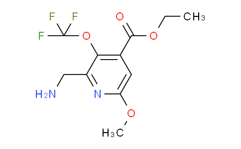 AM225349 | 1806184-54-2 | Ethyl 2-(aminomethyl)-6-methoxy-3-(trifluoromethoxy)pyridine-4-carboxylate
