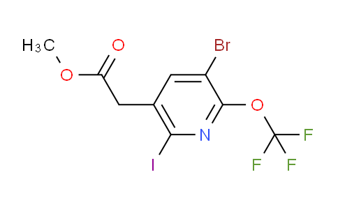 AM22537 | 1804612-85-8 | Methyl 3-bromo-6-iodo-2-(trifluoromethoxy)pyridine-5-acetate