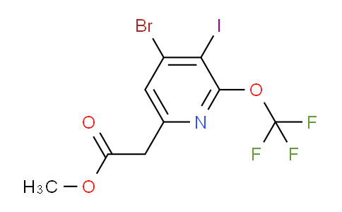 AM22543 | 1806210-66-1 | Methyl 4-bromo-3-iodo-2-(trifluoromethoxy)pyridine-6-acetate