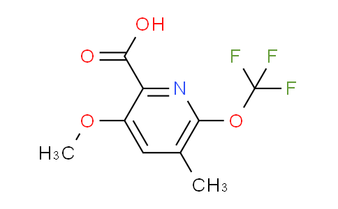 3-Methoxy-5-methyl-6-(trifluoromethoxy)pyridine-2-carboxylic acid