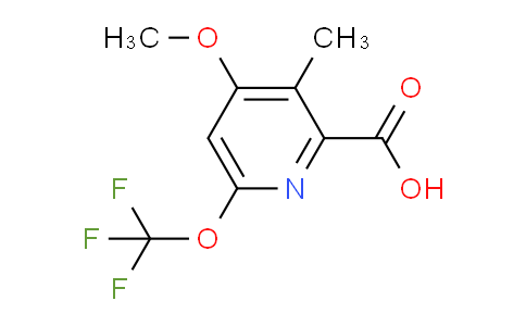 4-Methoxy-3-methyl-6-(trifluoromethoxy)pyridine-2-carboxylic acid