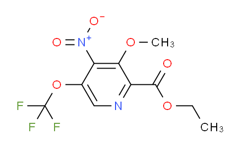 Ethyl 3-methoxy-4-nitro-5-(trifluoromethoxy)pyridine-2-carboxylate