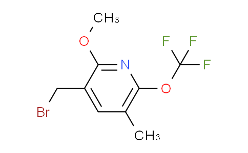 AM225466 | 1804351-67-4 | 3-(Bromomethyl)-2-methoxy-5-methyl-6-(trifluoromethoxy)pyridine