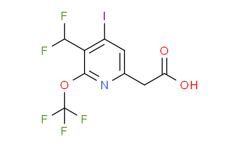 AM225481 | 1806186-04-8 | 3-(Difluoromethyl)-4-iodo-2-(trifluoromethoxy)pyridine-6-acetic acid