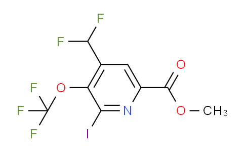 AM225483 | 1804633-64-4 | Methyl 4-(difluoromethyl)-2-iodo-3-(trifluoromethoxy)pyridine-6-carboxylate