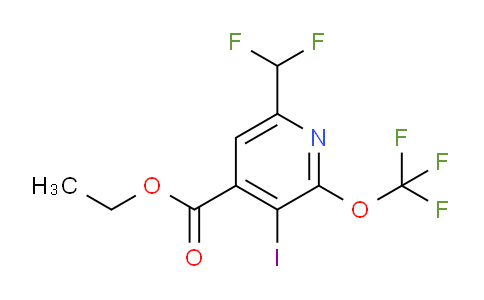 AM225486 | 1804918-18-0 | Ethyl 6-(difluoromethyl)-3-iodo-2-(trifluoromethoxy)pyridine-4-carboxylate