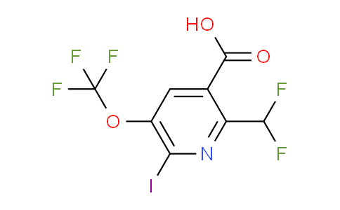 AM225488 | 1804633-39-3 | 2-(Difluoromethyl)-6-iodo-5-(trifluoromethoxy)pyridine-3-carboxylic acid
