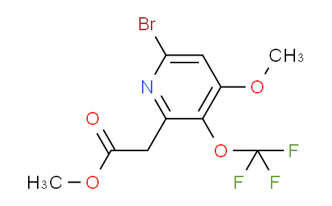 Methyl 6-bromo-4-methoxy-3-(trifluoromethoxy)pyridine-2-acetate