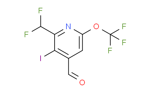 2-(Difluoromethyl)-3-iodo-6-(trifluoromethoxy)pyridine-4-carboxaldehyde