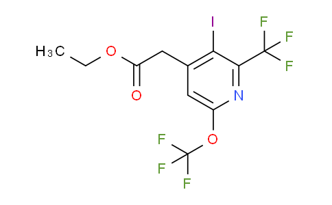 AM225498 | 1806745-32-3 | Ethyl 3-iodo-6-(trifluoromethoxy)-2-(trifluoromethyl)pyridine-4-acetate