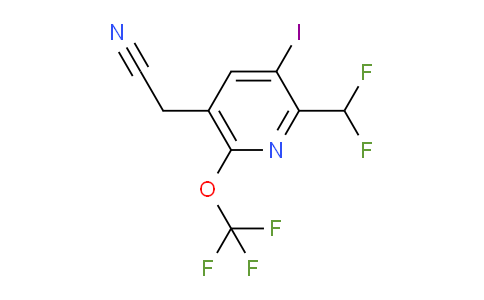 AM225499 | 1804355-95-0 | 2-(Difluoromethyl)-3-iodo-6-(trifluoromethoxy)pyridine-5-acetonitrile