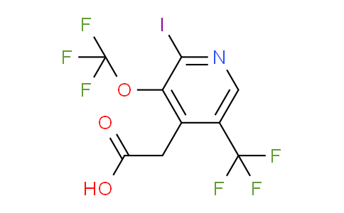 AM225507 | 1806032-21-2 | 2-Iodo-3-(trifluoromethoxy)-5-(trifluoromethyl)pyridine-4-acetic acid