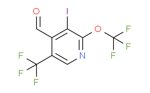 AM225509 | 1806187-66-5 | 3-Iodo-2-(trifluoromethoxy)-5-(trifluoromethyl)pyridine-4-carboxaldehyde