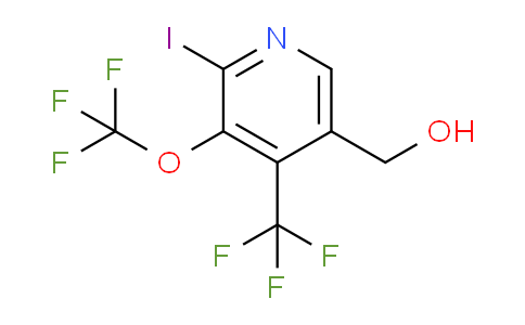 2-Iodo-3-(trifluoromethoxy)-4-(trifluoromethyl)pyridine-5-methanol