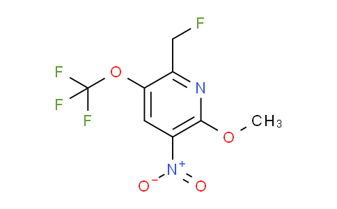 2-(Fluoromethyl)-6-methoxy-5-nitro-3-(trifluoromethoxy)pyridine