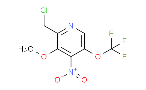 2-(Chloromethyl)-3-methoxy-4-nitro-5-(trifluoromethoxy)pyridine
