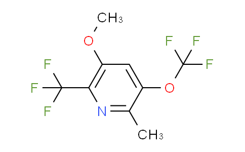 AM225556 | 1804356-93-1 | 5-Methoxy-2-methyl-3-(trifluoromethoxy)-6-(trifluoromethyl)pyridine