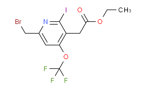 AM225558 | 1806738-98-6 | Ethyl 6-(bromomethyl)-2-iodo-4-(trifluoromethoxy)pyridine-3-acetate