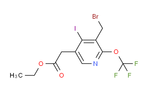 AM225559 | 1805979-89-8 | Ethyl 3-(bromomethyl)-4-iodo-2-(trifluoromethoxy)pyridine-5-acetate