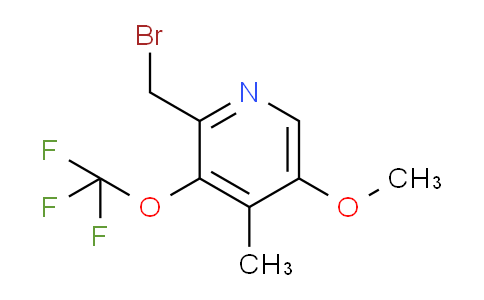2-(Bromomethyl)-5-methoxy-4-methyl-3-(trifluoromethoxy)pyridine
