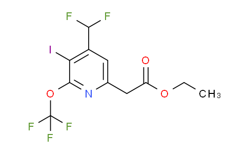 AM225574 | 1805085-15-7 | Ethyl 4-(difluoromethyl)-3-iodo-2-(trifluoromethoxy)pyridine-6-acetate