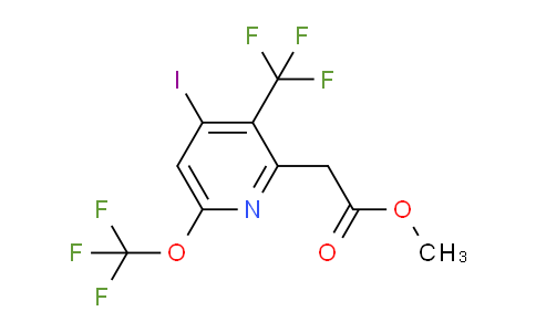 AM225595 | 1804763-81-2 | Methyl 4-iodo-6-(trifluoromethoxy)-3-(trifluoromethyl)pyridine-2-acetate