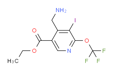 AM225599 | 1804838-18-3 | Ethyl 4-(aminomethyl)-3-iodo-2-(trifluoromethoxy)pyridine-5-carboxylate