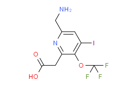 6-(Aminomethyl)-4-iodo-3-(trifluoromethoxy)pyridine-2-acetic acid