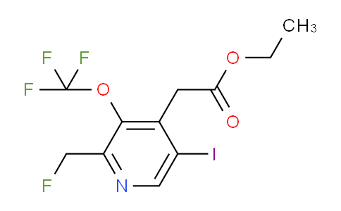 AM225606 | 1806743-52-1 | Ethyl 2-(fluoromethyl)-5-iodo-3-(trifluoromethoxy)pyridine-4-acetate