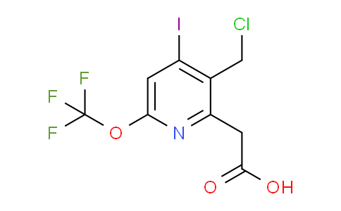 3-(Chloromethyl)-4-iodo-6-(trifluoromethoxy)pyridine-2-acetic acid