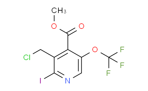 Methyl 3-(chloromethyl)-2-iodo-5-(trifluoromethoxy)pyridine-4-carboxylate