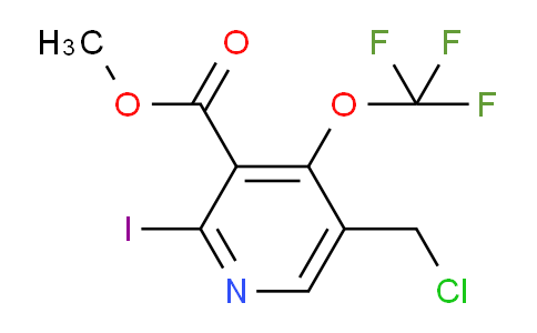 AM225626 | 1804838-67-2 | Methyl 5-(chloromethyl)-2-iodo-4-(trifluoromethoxy)pyridine-3-carboxylate
