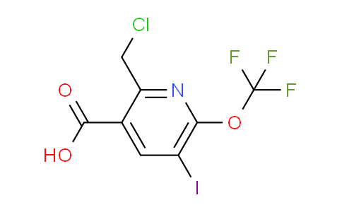 2-(Chloromethyl)-5-iodo-6-(trifluoromethoxy)pyridine-3-carboxylic acid